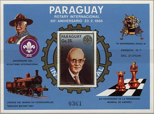 Парагвай, 1985 год