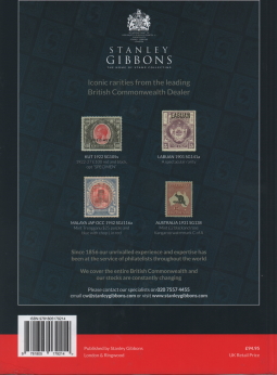 Стэнли-Гибонс (Stanley GIBBONS) 2025 - Обложка сзади
